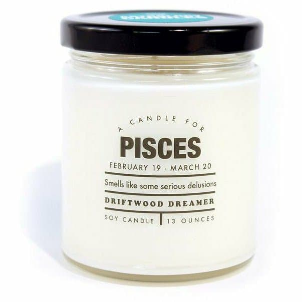 Whiskey River Zodiac Candle: Pisces - HER Home Design Boutique